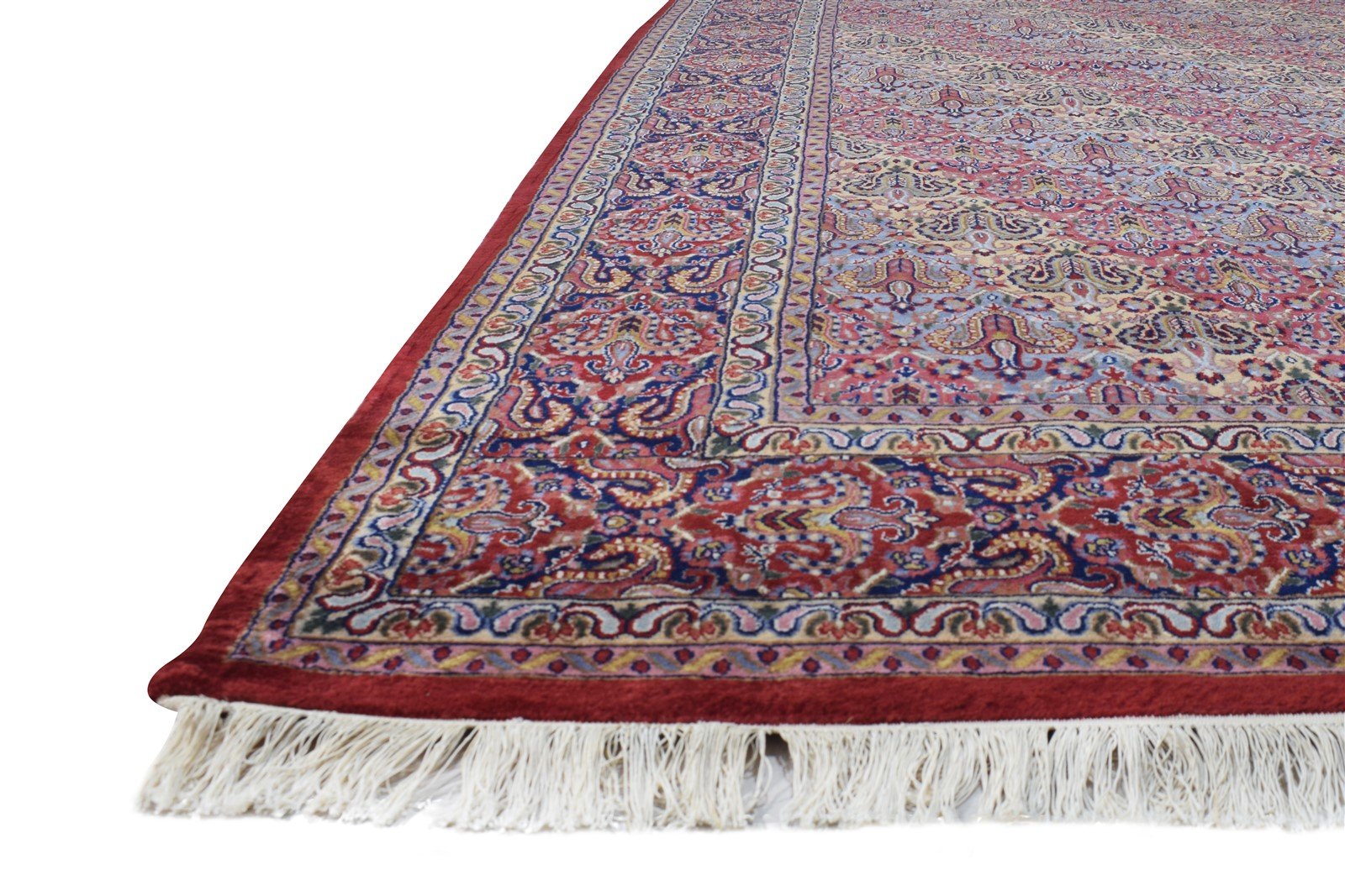 Red Wool Rug 8' X 11' Persian Hand Knotted Bakhtiari Oriental Large Carpet   7864677335189