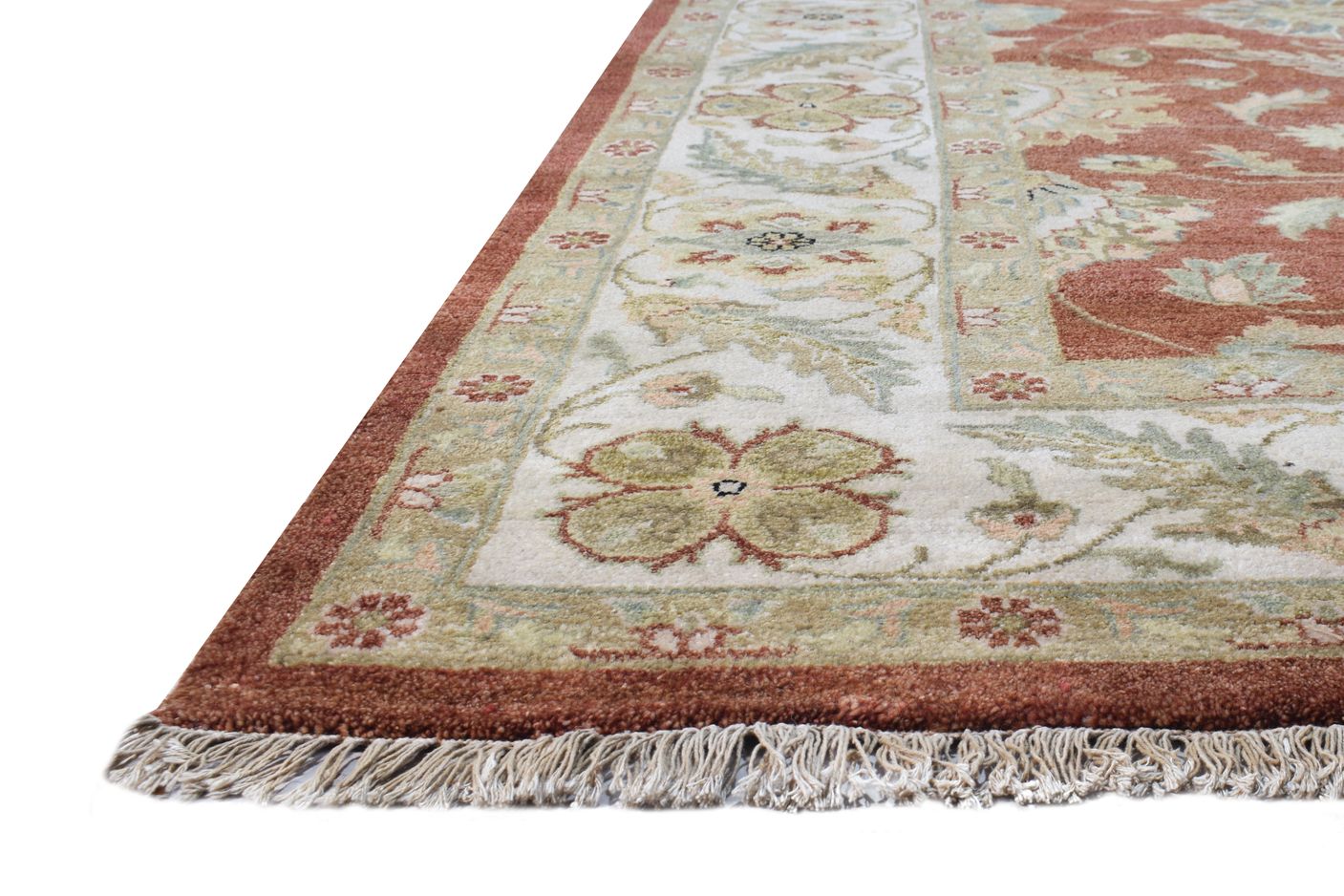 Red Wool Rug 9' X 12' Persian Hand Knotted Oushak Oriental Extra Large Carpet   7865142378645