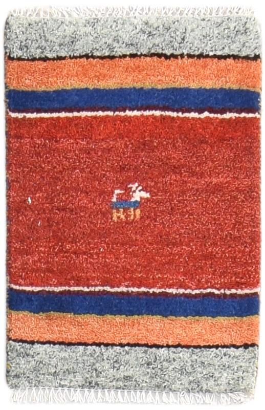 Rust Wool Rug 1' X 2' Southwestern Hand Knotted American Tribal Small Carpet   7865057869973