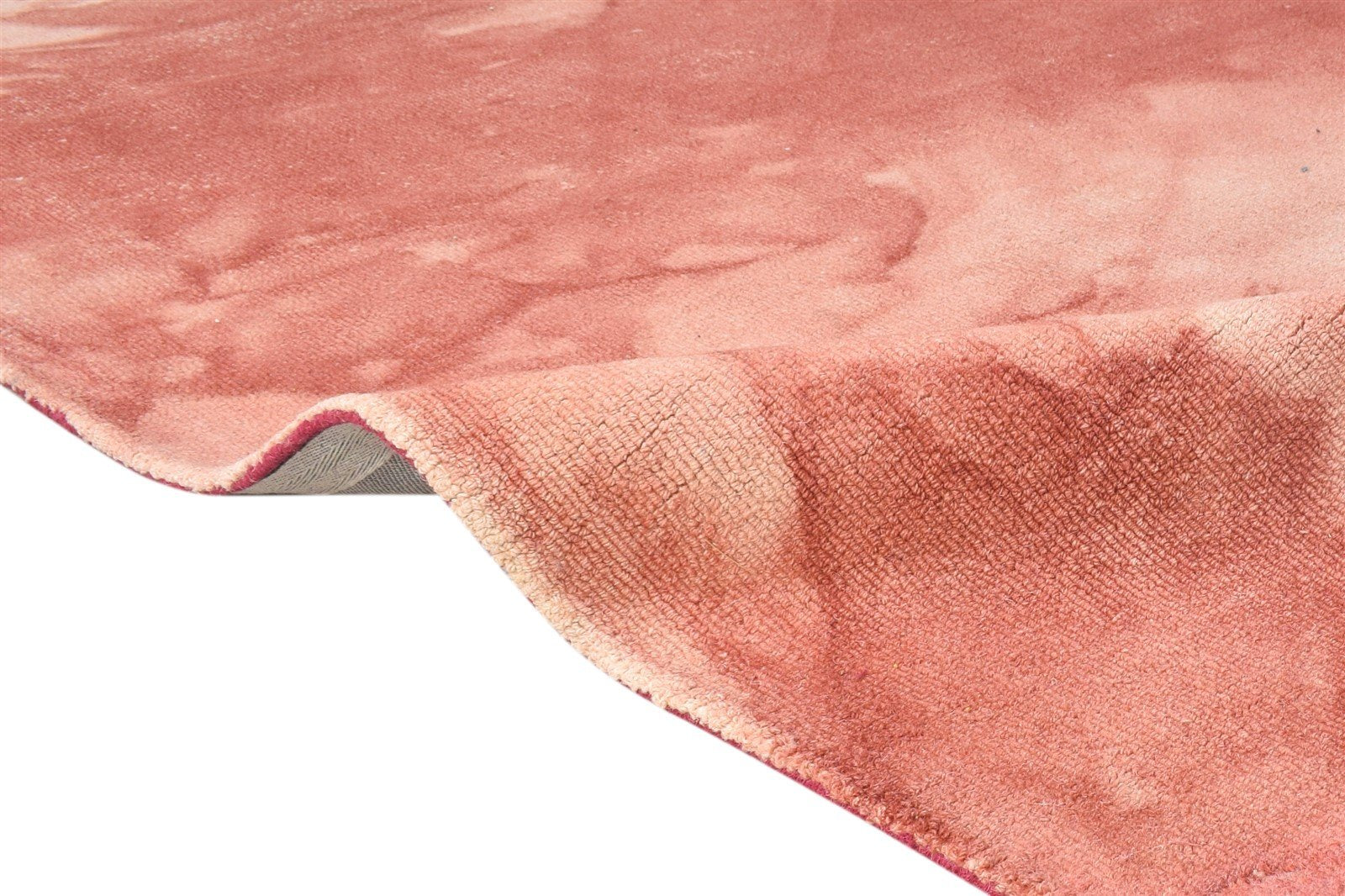 Rust Wool Rug 5' X 8' Modern Hand Tufted Shibori Tie Dye Room Size Carpet   7865257328789