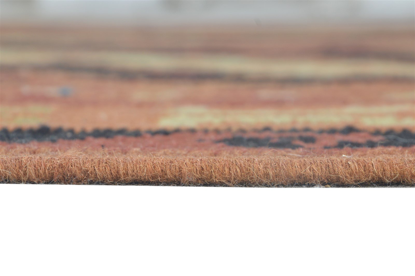 Rust Wool Rug 6' X 8' Southwestern Dhurrie American Tribal Room Size Carpet   7865050038421