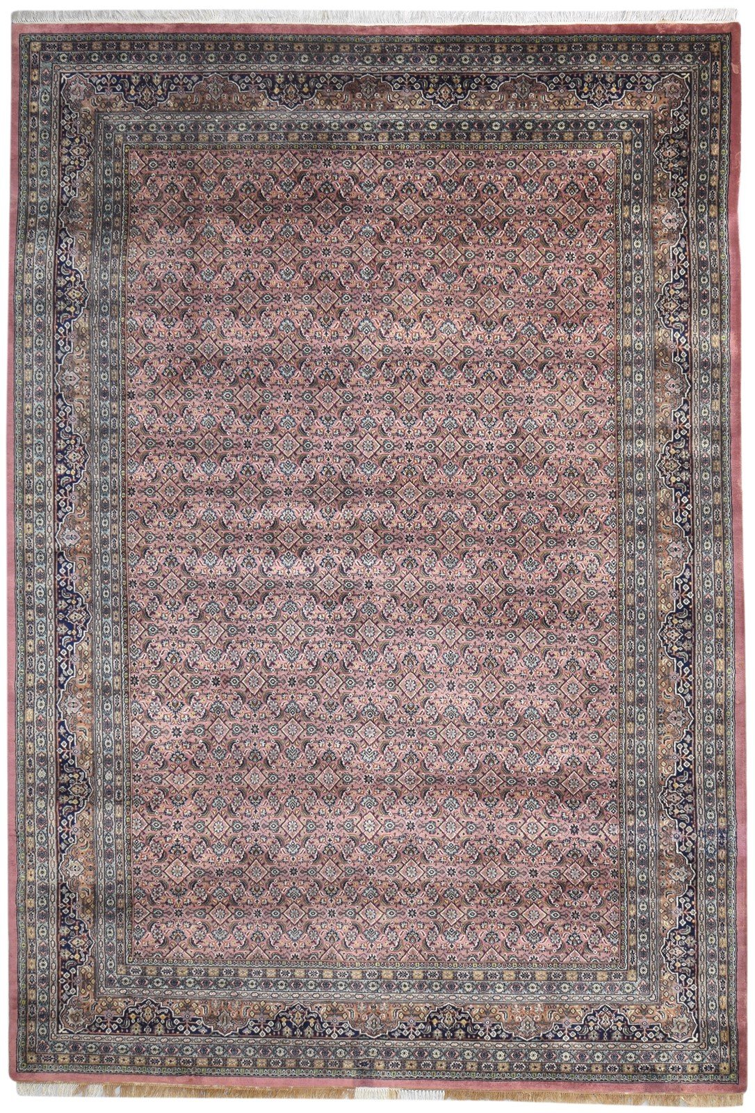 Rust Wool Rug 8' X 11' Persian Hand Knotted Bijar Oriental Large Carpet   7864636866709