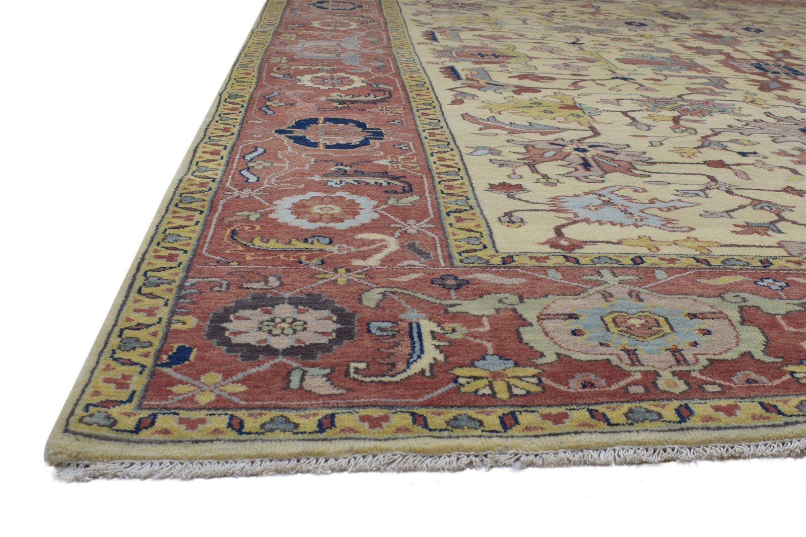 Sage Wool Rug 9' X 12' Persian Hand Knotted Mughal Oriental Large Carpet   7864200888469