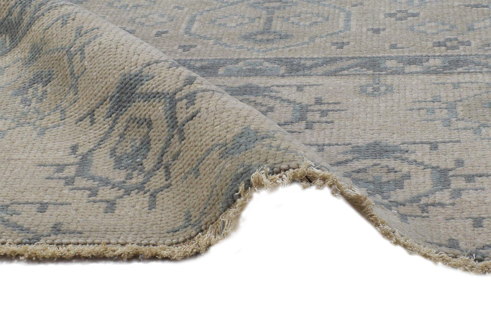 Sand Wool Rug 2' X 2' Persian Hand Knotted Bokhara Oriental Small Carpet   7864837177493
