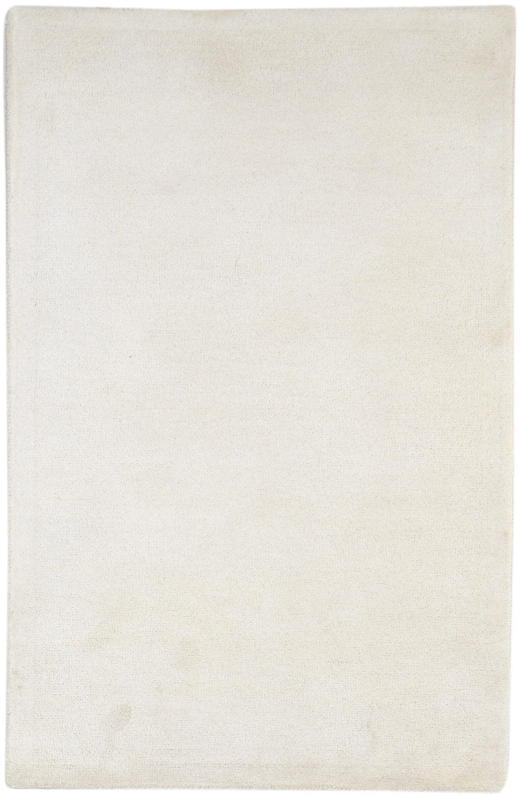 Sand Wool Rug 3' X 5' Modern Hand Tufted Scandinavian Solid Room Size Carpet   7864310956181