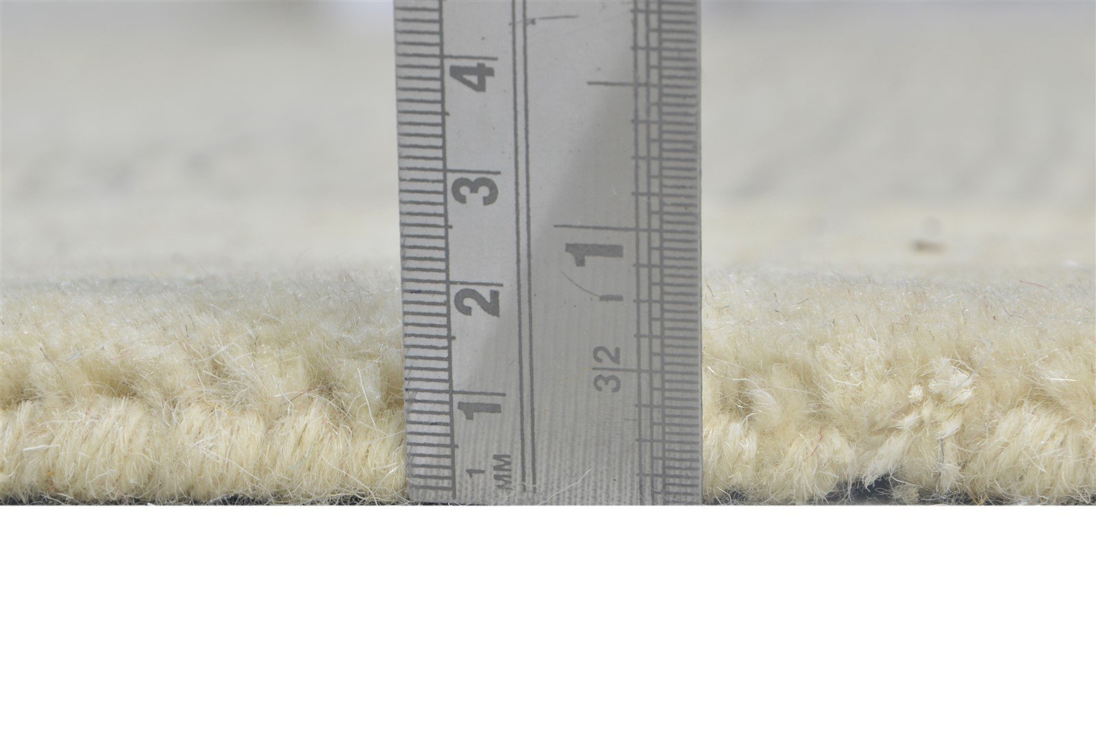 Sand Wool Rug 5' X 7' Modern Handloom Scandinavian Bordered Room Size Carpet   7864421286037