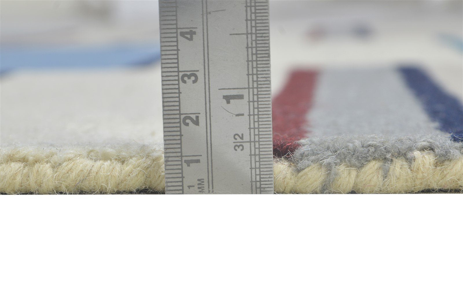 Bibbie Sand Wool Rug 5' X 8' Modern Hand Tufted Scandinavian Striped   7864282546325