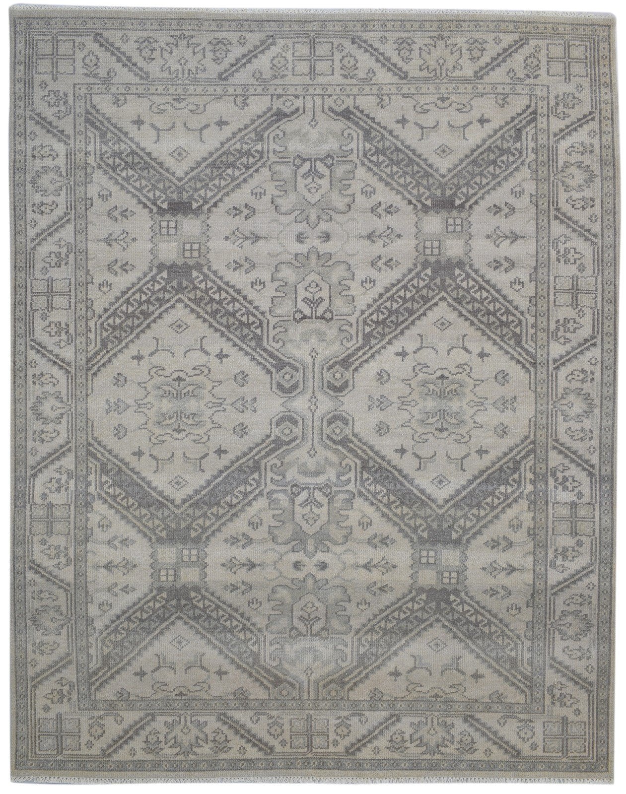 Sand Wool Rug 8' X 10' Persian Hand Knotted Kazak Oriental Large Carpet   7860689109141