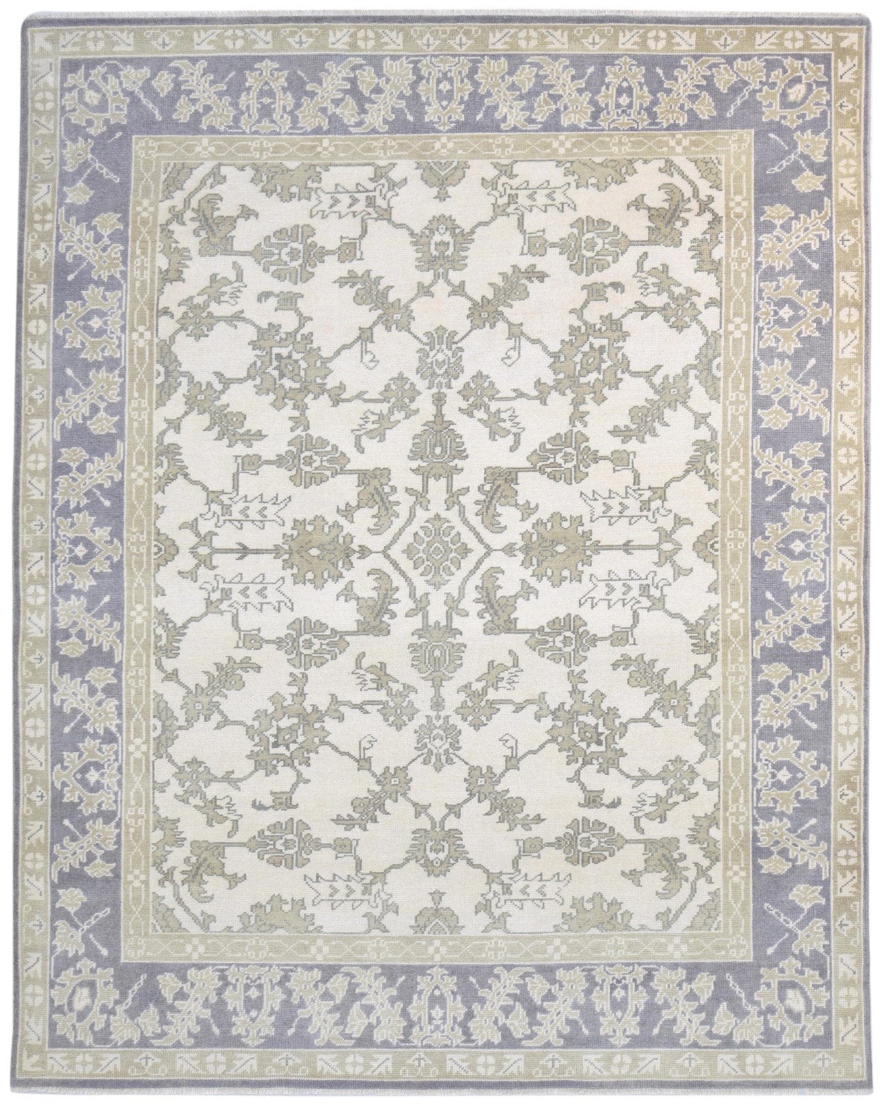 Sand Wool Rug 8' X 10' Persian Hand Knotted Oushak Oriental Large Carpet   7864167465109