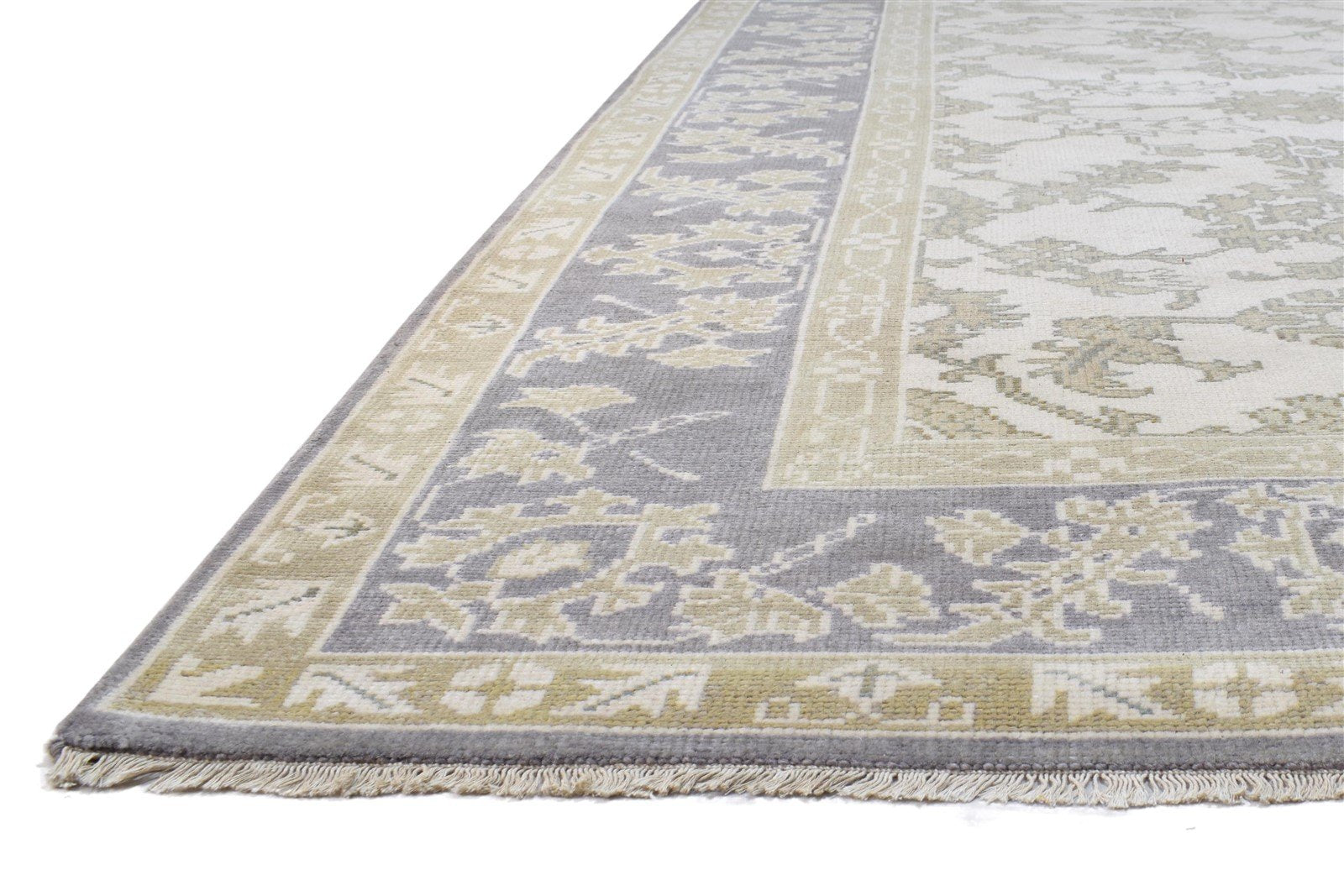 Sand Wool Rug 8' X 10' Persian Hand Knotted Oushak Oriental Large Carpet   7864167465109