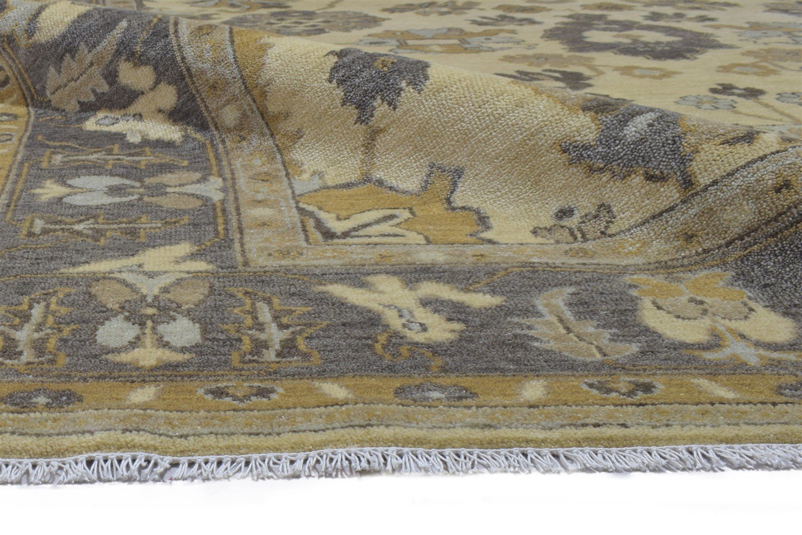 Sand Wool Rug 8' X 10' Persian Hand Knotted Oushak Oriental Large Carpet   7864182014101
