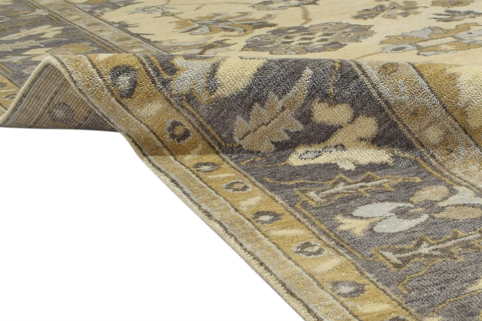 Sand Wool Rug 8' X 10' Persian Hand Knotted Oushak Oriental Large Carpet   7864182014101