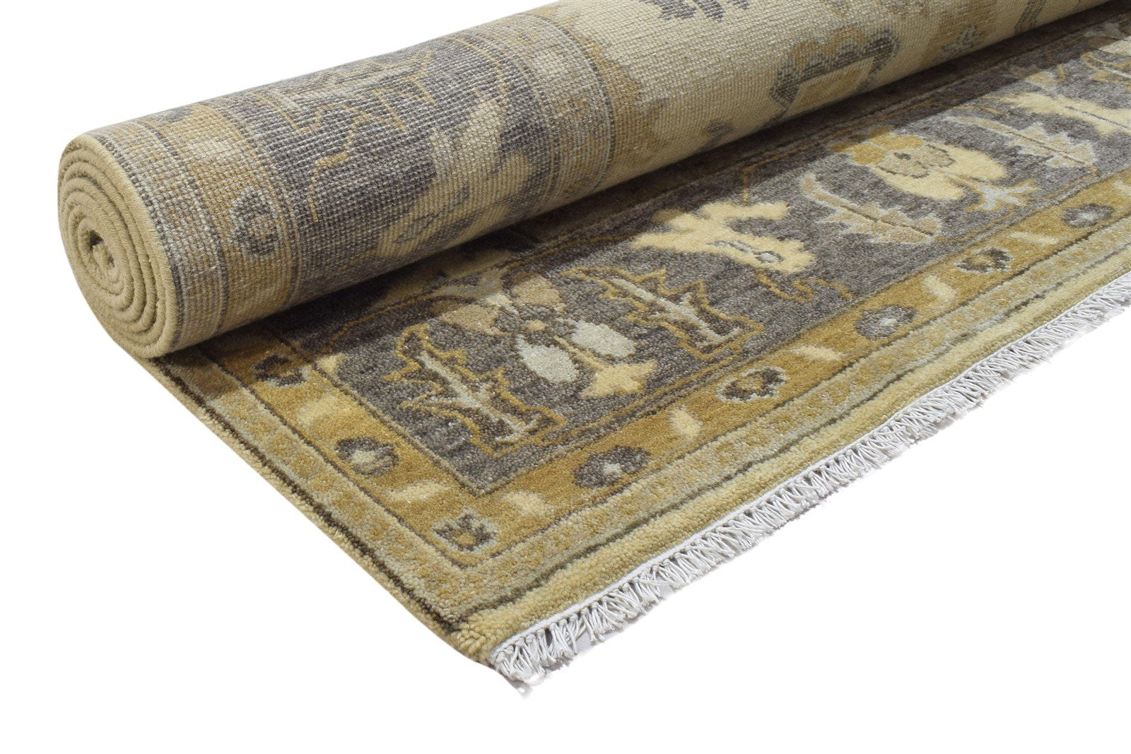 Sand Wool Rug 8' X 10' Persian Hand Knotted Oushak Oriental Large Carpet   7864182014101