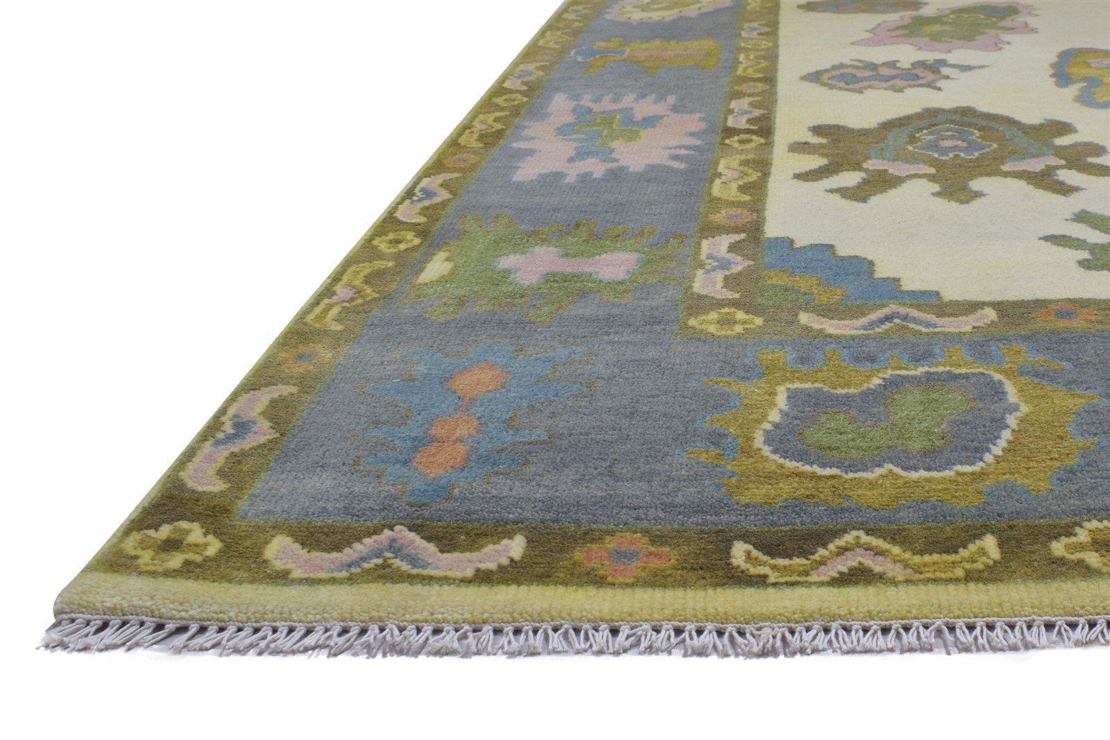 Sand Wool Rug 8' X 10' Persian Hand Knotted Oushak Oriental Large Carpet   7864182669461