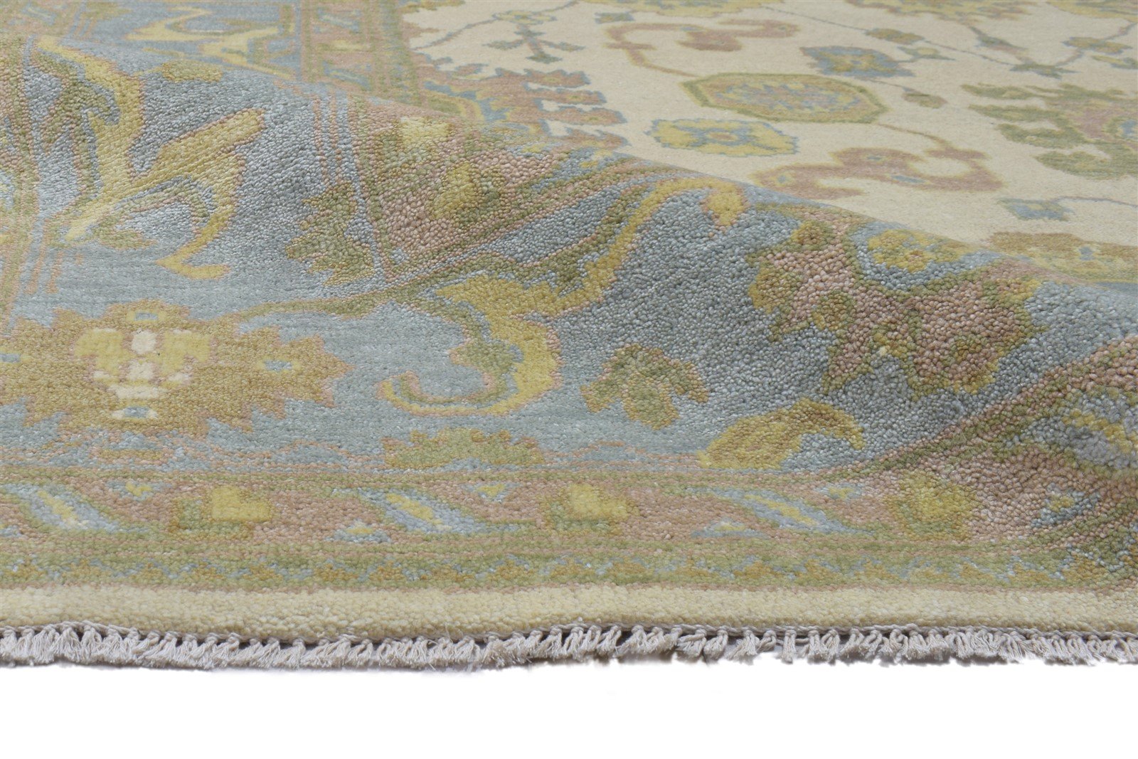 Sand Wool Rug 8' X 10' Persian Hand Knotted Oushak Oriental Large Carpet   7864184045717
