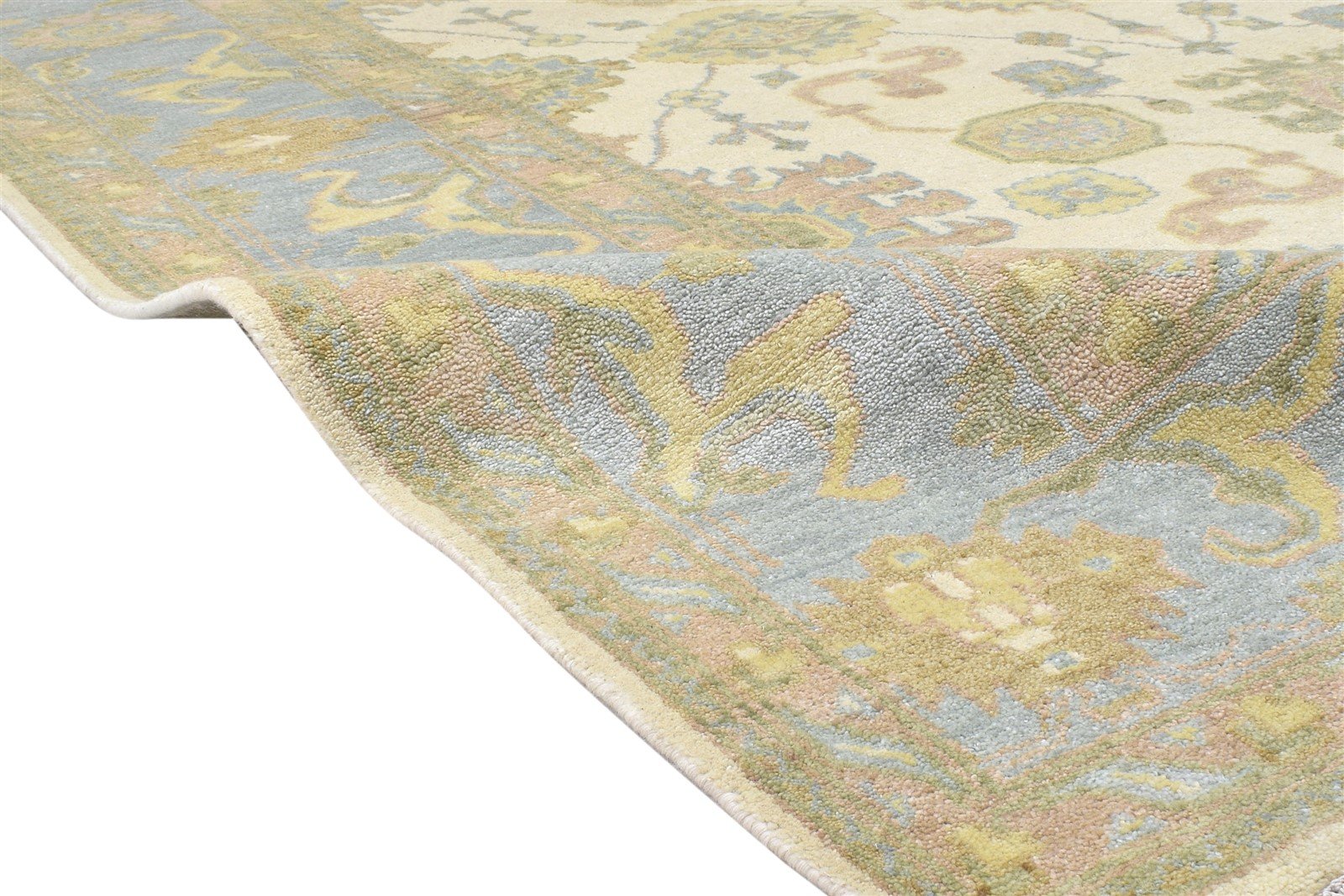 Sand Wool Rug 8' X 10' Persian Hand Knotted Oushak Oriental Large Carpet   7864184045717
