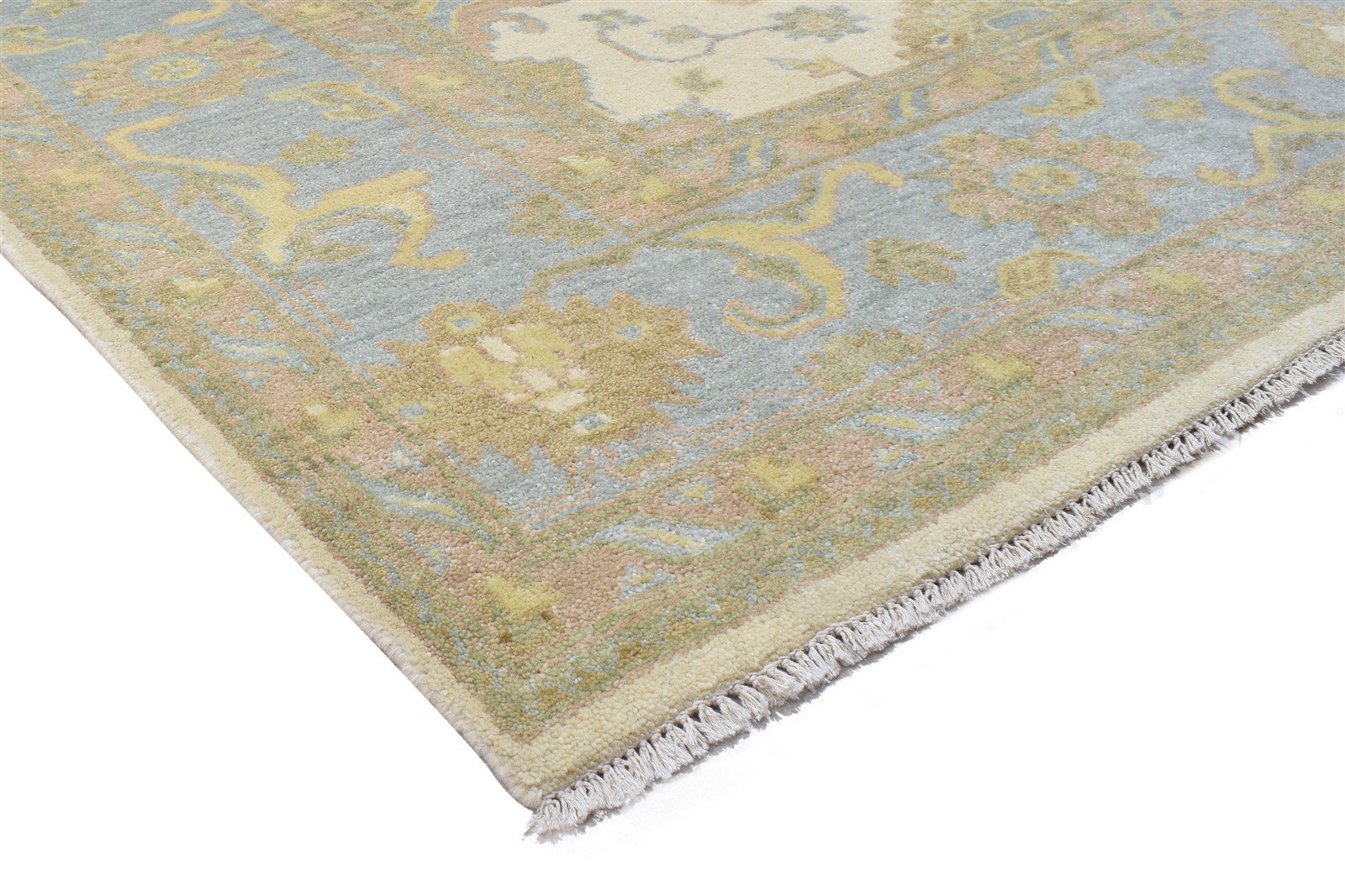 Sand Wool Rug 8' X 10' Persian Hand Knotted Oushak Oriental Large Carpet   7864184045717