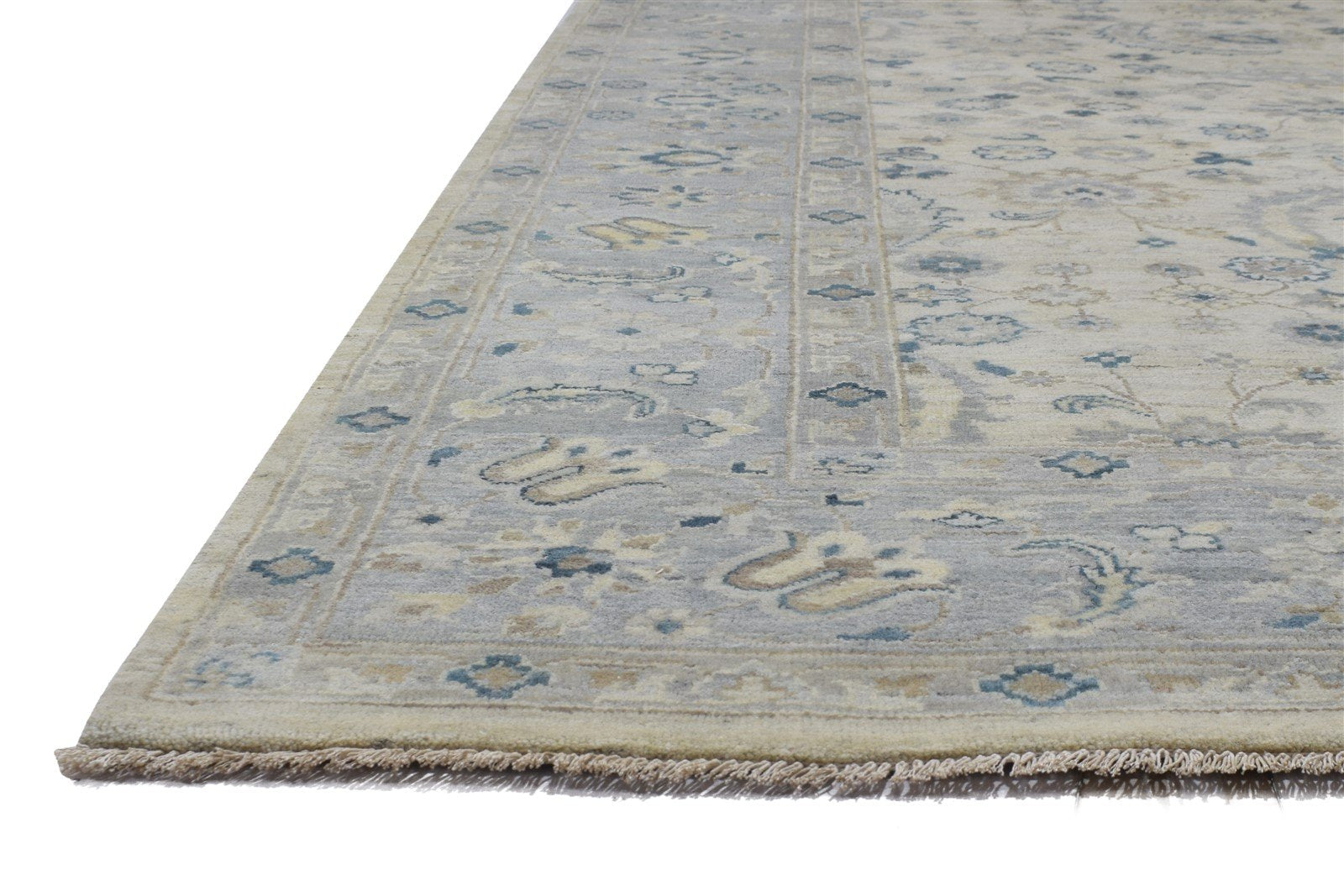 Sand Wool Rug 8' X 10' Persien Hand Knotted Kashan Oriental Large Carpet   7864318001301