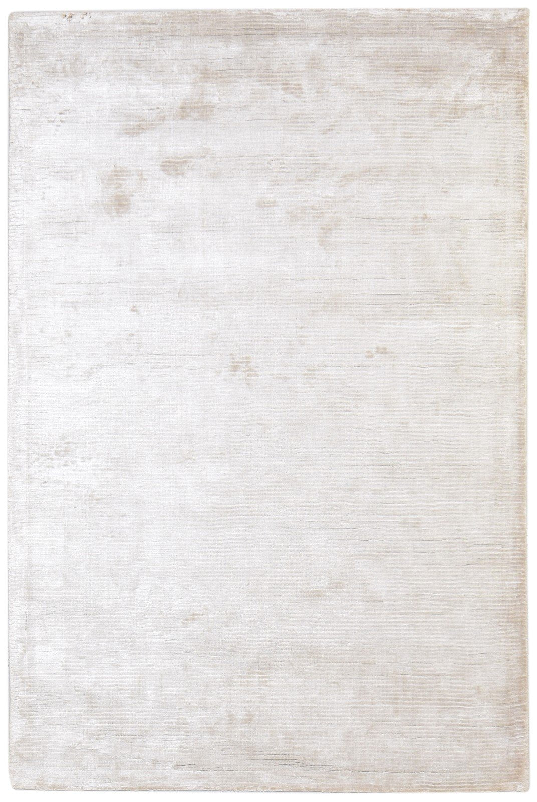Silk Beige Rug 5' X 7' Modern Handloom Scandinavian Solid Room Size Carpet   7864438587541