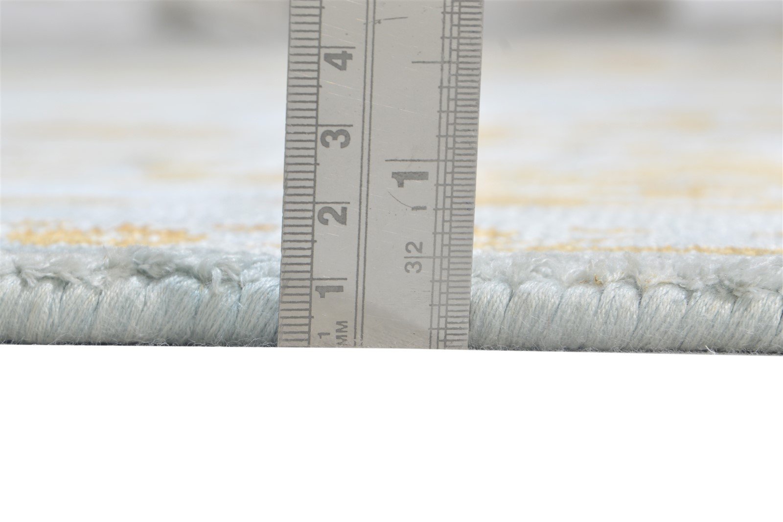 Silk Blue Rug 5' X 8' Modern Handloom Indian Modern Room Size Carpet   7865140248725