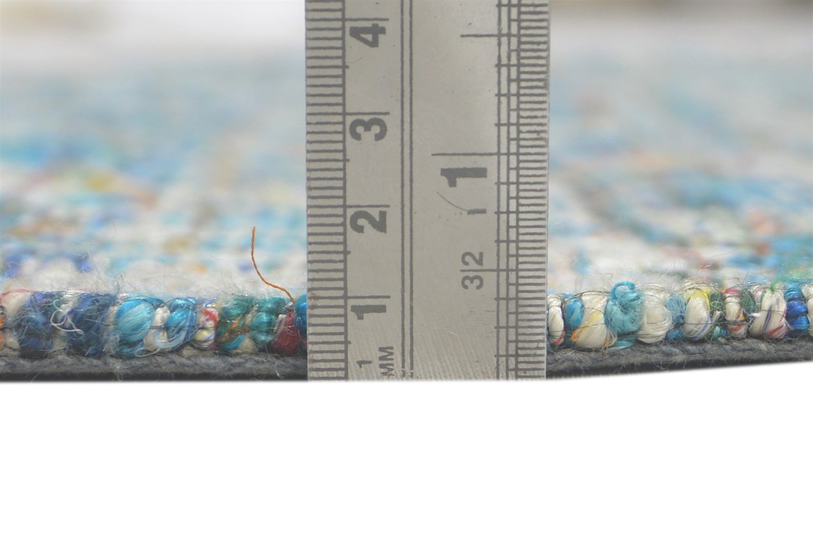 Silk Blue Rug 5' X 8' Modern Jacquard Loom Scandinavian Floral Room Size Carpet   7860700315797