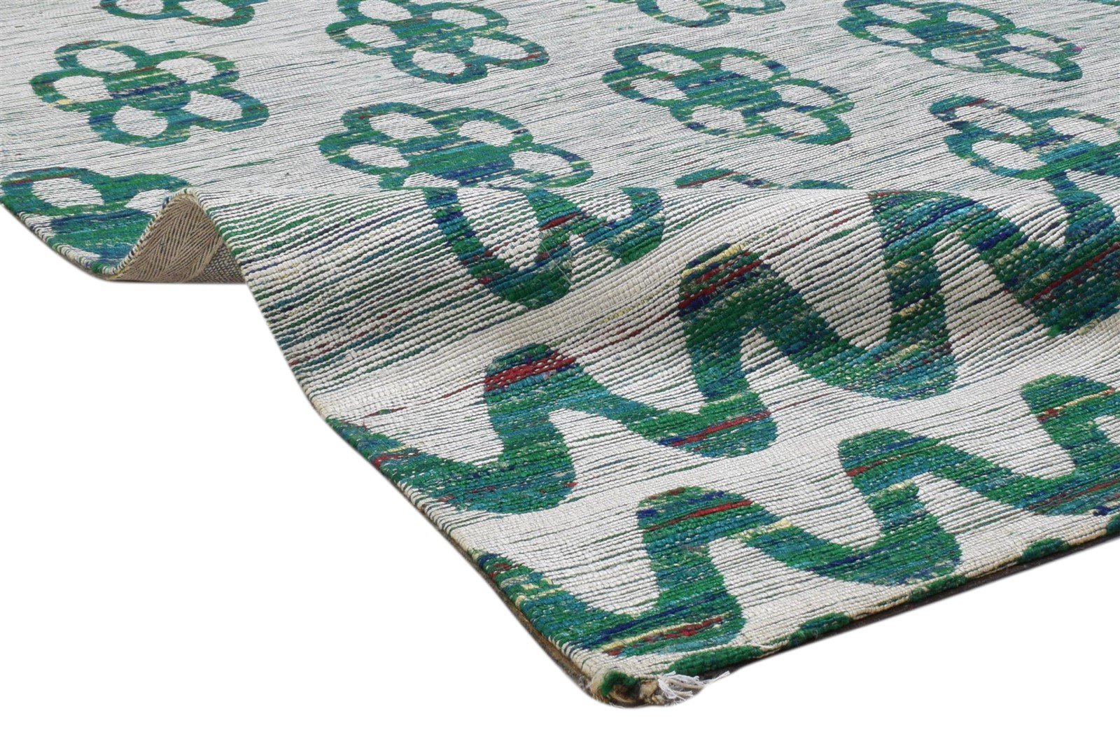 Silk Grey Rug 5' X 8' Modern Jacquard Loom Scandinavian Floral Room Size Carpet   7860700676245