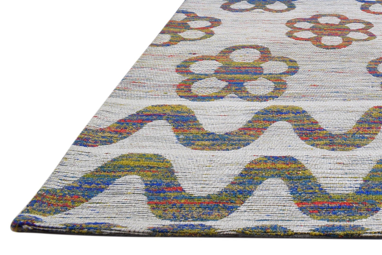 Silk Grey Rug 5' X 8' Modern Jacquard Loom Scandinavian Floral Room Size Carpet   7860700840085