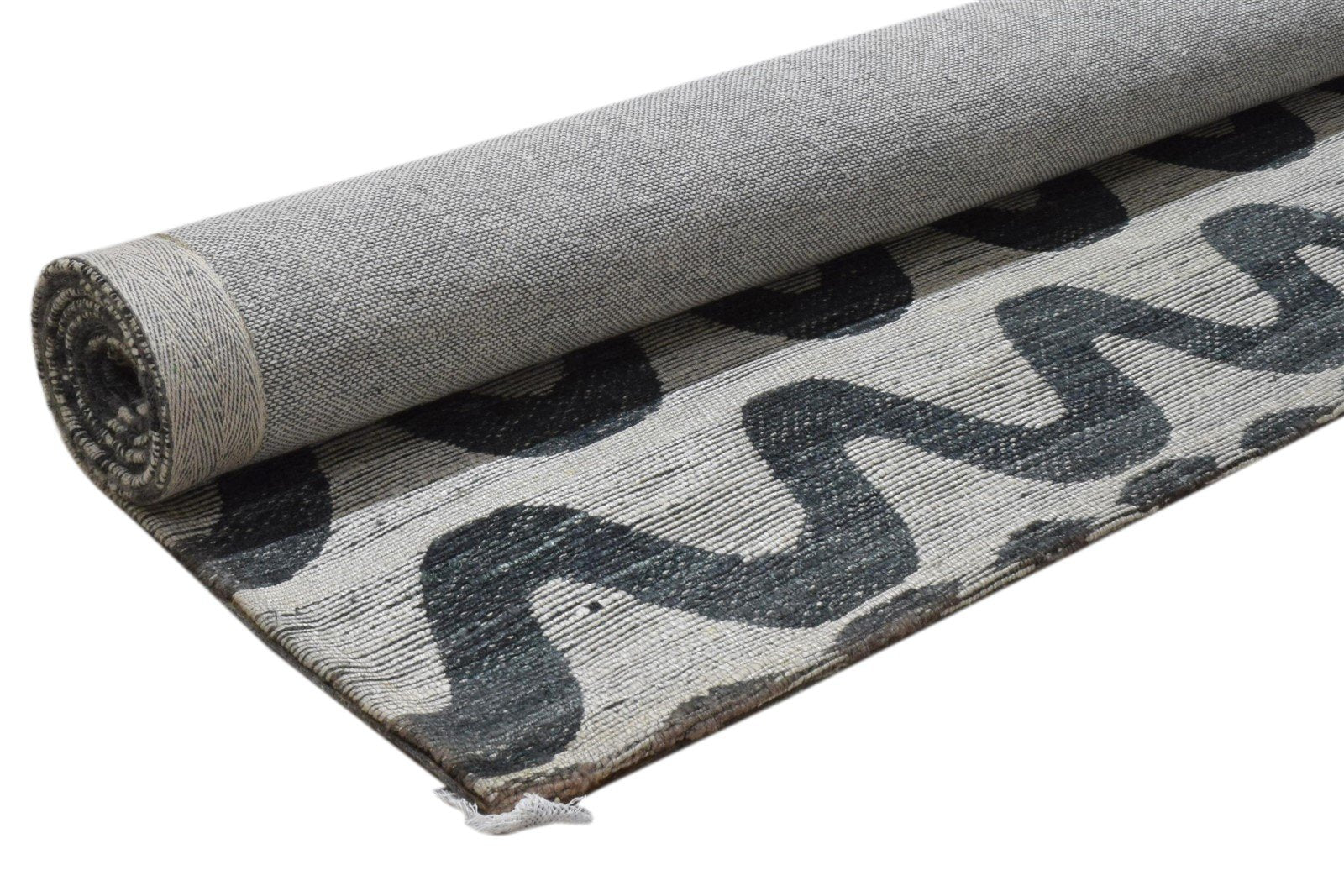 Silk Grey Rug 5' X 9' Modern Jacquard Loom Scandinavian Floral Room Size Carpet   7860699988117