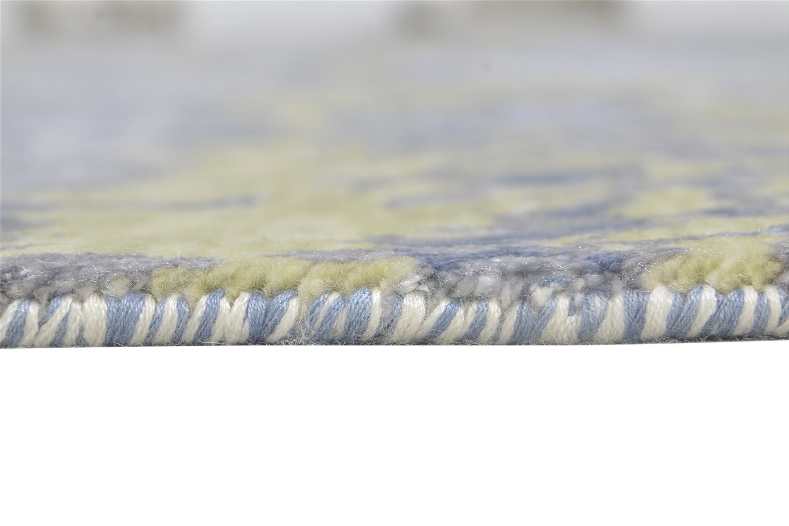 Silk Grey Rug 8' X 10' Modern Hand Knotted Indian Abstract Large Carpet   7864320032917