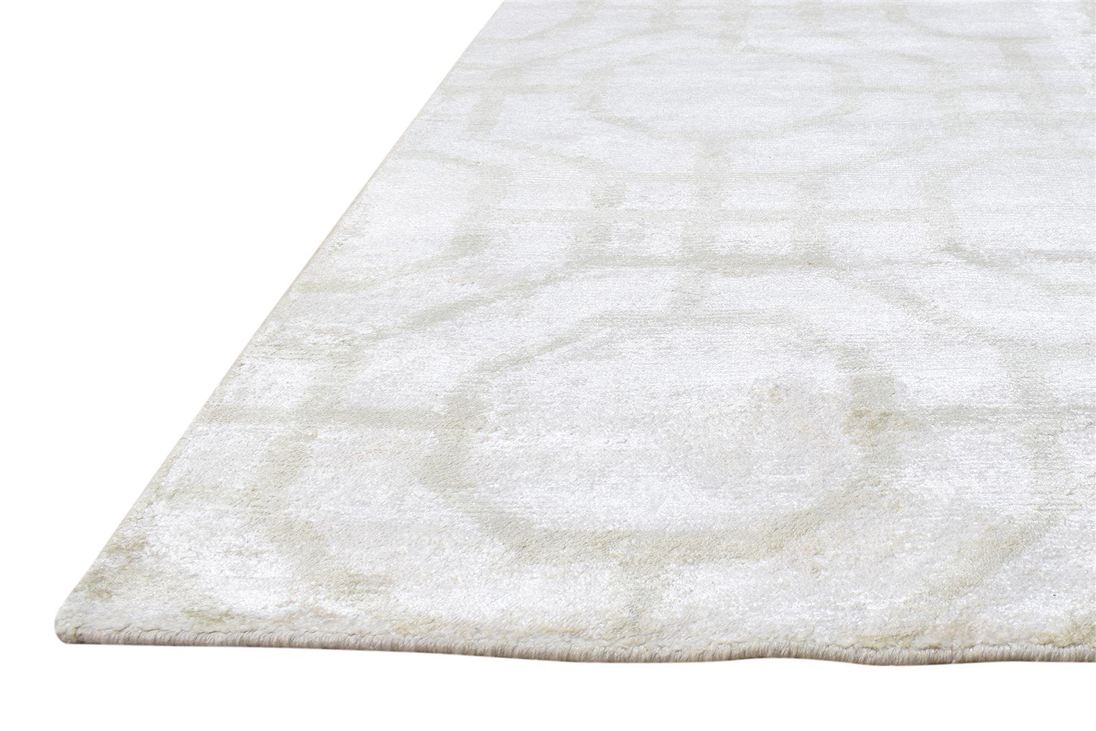 Silk Sage Rug 6' X 9' Modern Hand Knotted Moroccan Geometric Room Size Carpet   7865070420117