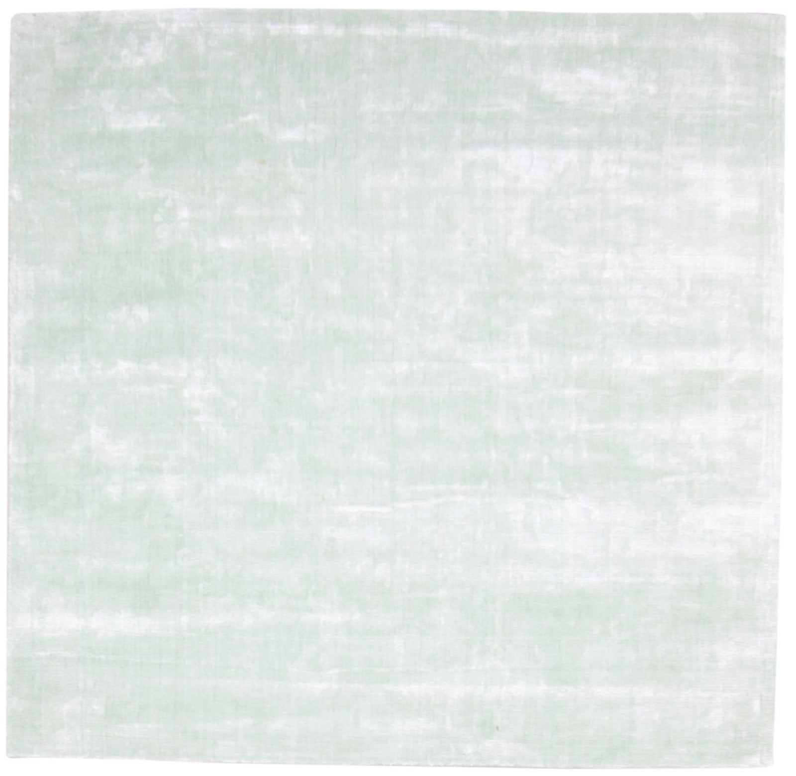 Silver Silk Rug 6' X 6' Modern Handloom Scandinavian Solid Room Size Carpet   7864819777685