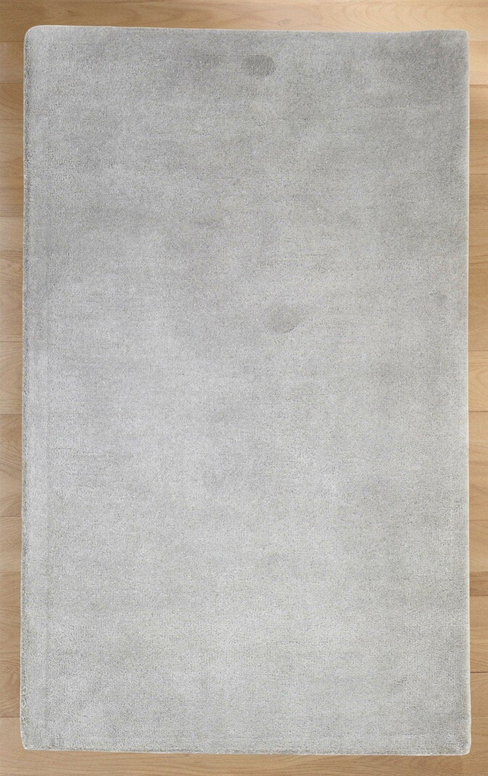 Solid Gray Area Rug for Bedroom, Modern Wool Rug for Living Room Baxter Rug   8618967138453