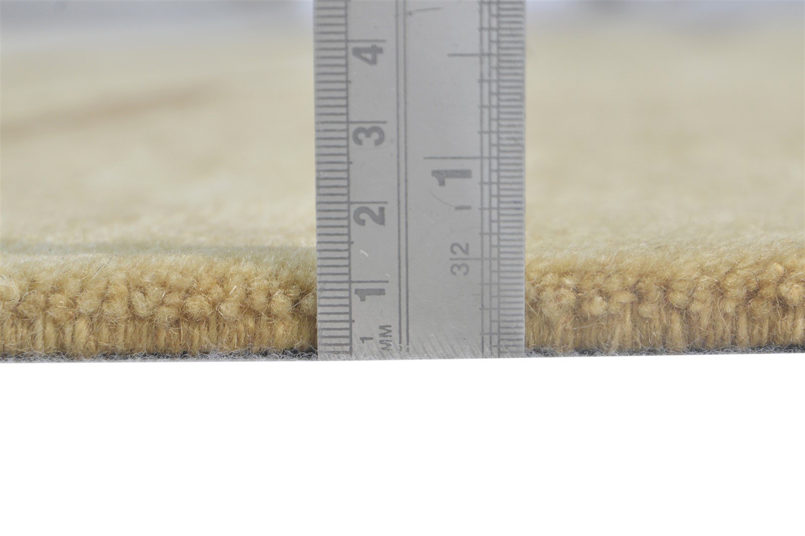 Stafani Hand Knotted Beige Wool / Silk Rug 6X9 Modern American Abstract   7865095061653