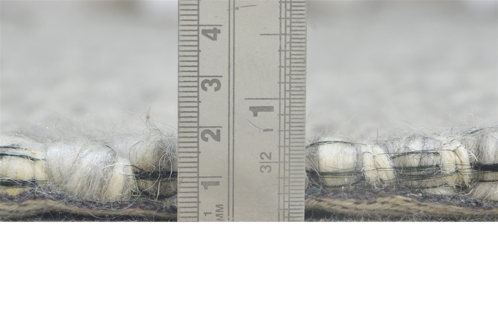 Stormy Wool Cream Rug 5' X 8' Modern Hand Woven Scandinavian Nordic   7864586240149