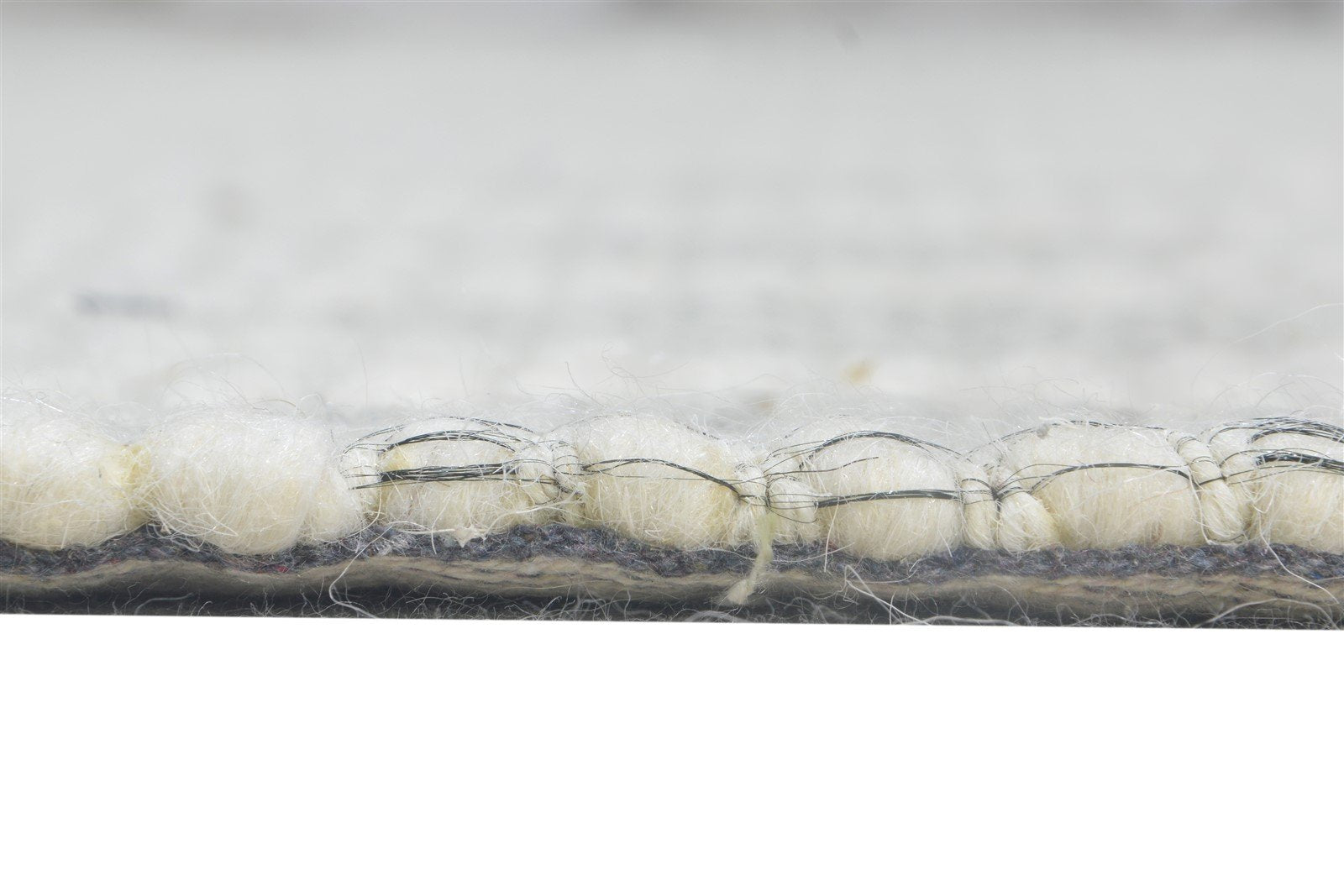 Suzi Jacquard Loom Cream Wool Rug 5' X 8' Modern Scandinavian Nordic   7864585814165