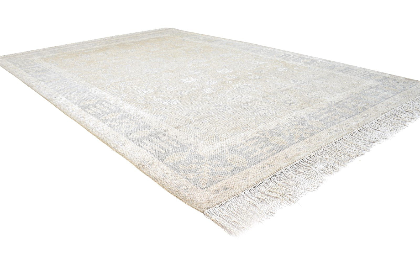 Tanitansy Silk Brown Rug 5' X 8' Persian Hand Knotted Oushak Oriental   7864804475029