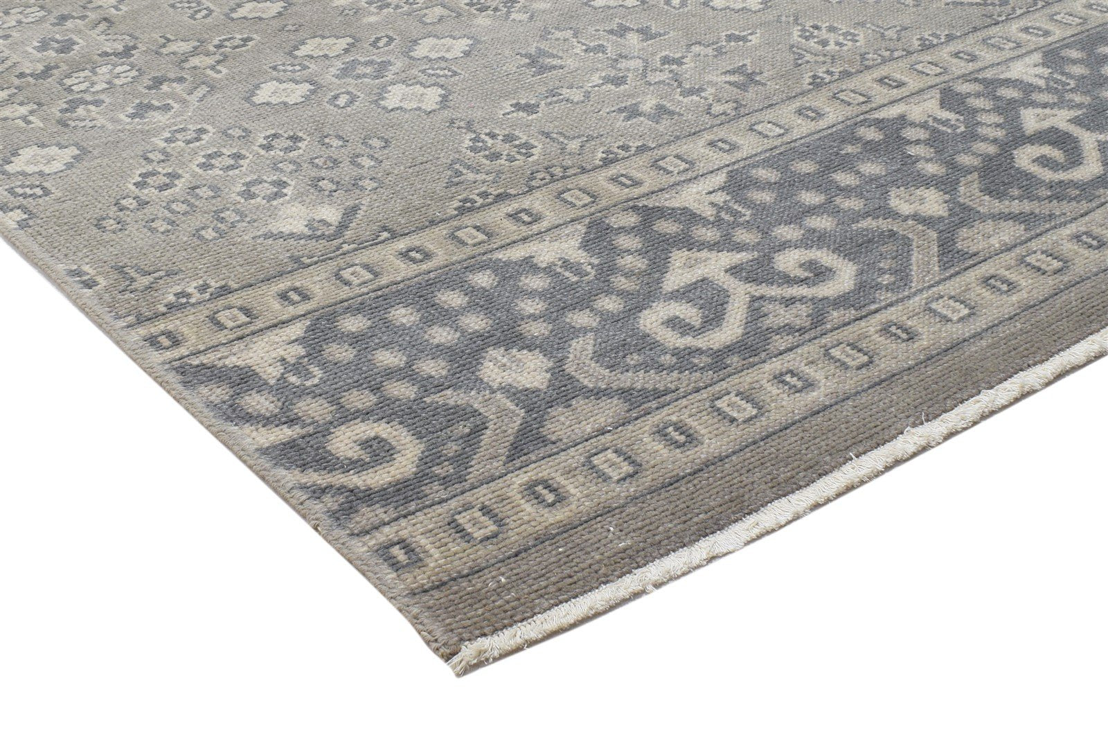 Tasha Wool Sand Rug 4' X 6' Persian Hand Knotted Kazak Oriental   7864160288917