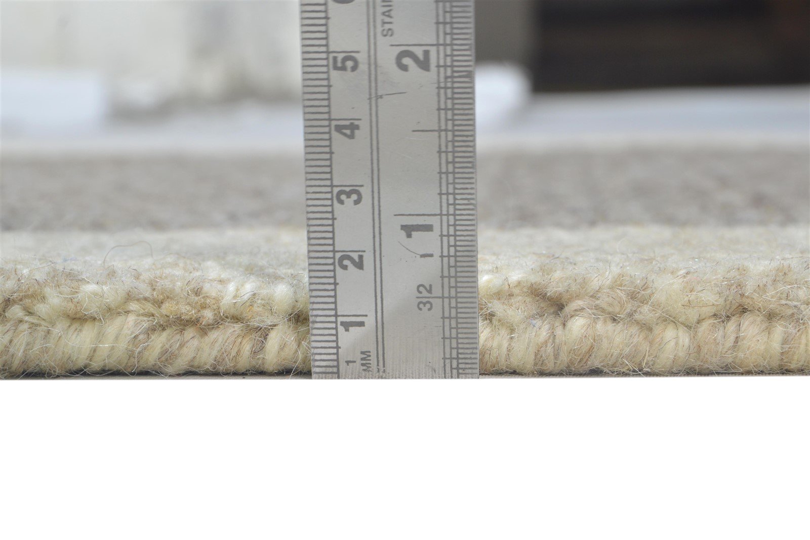Tufted Brown Rug 3X5 Modern Hand Tufted Scandinavian Bordered Room Size Carpet   7864491147413