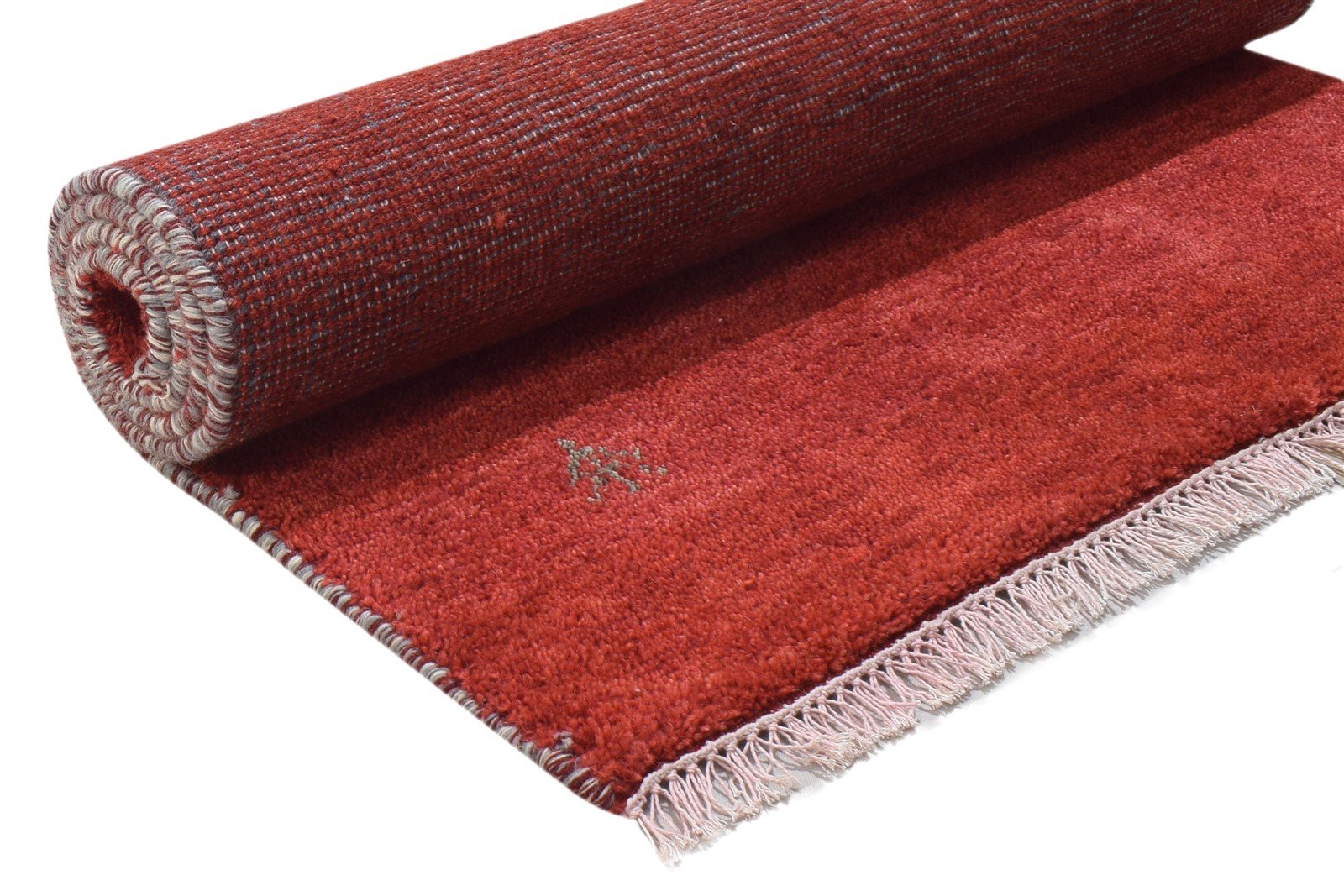 Ulrike 3' X 5' Rug Wool Red Persien Hand Knotted Gabbeh Tribal   7864317608085