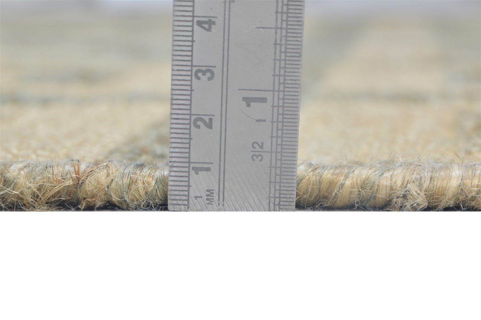 Vere Cream Jute Rug 6' X 8' Modern Hand Woven Moroccan Geometric   7864792350869