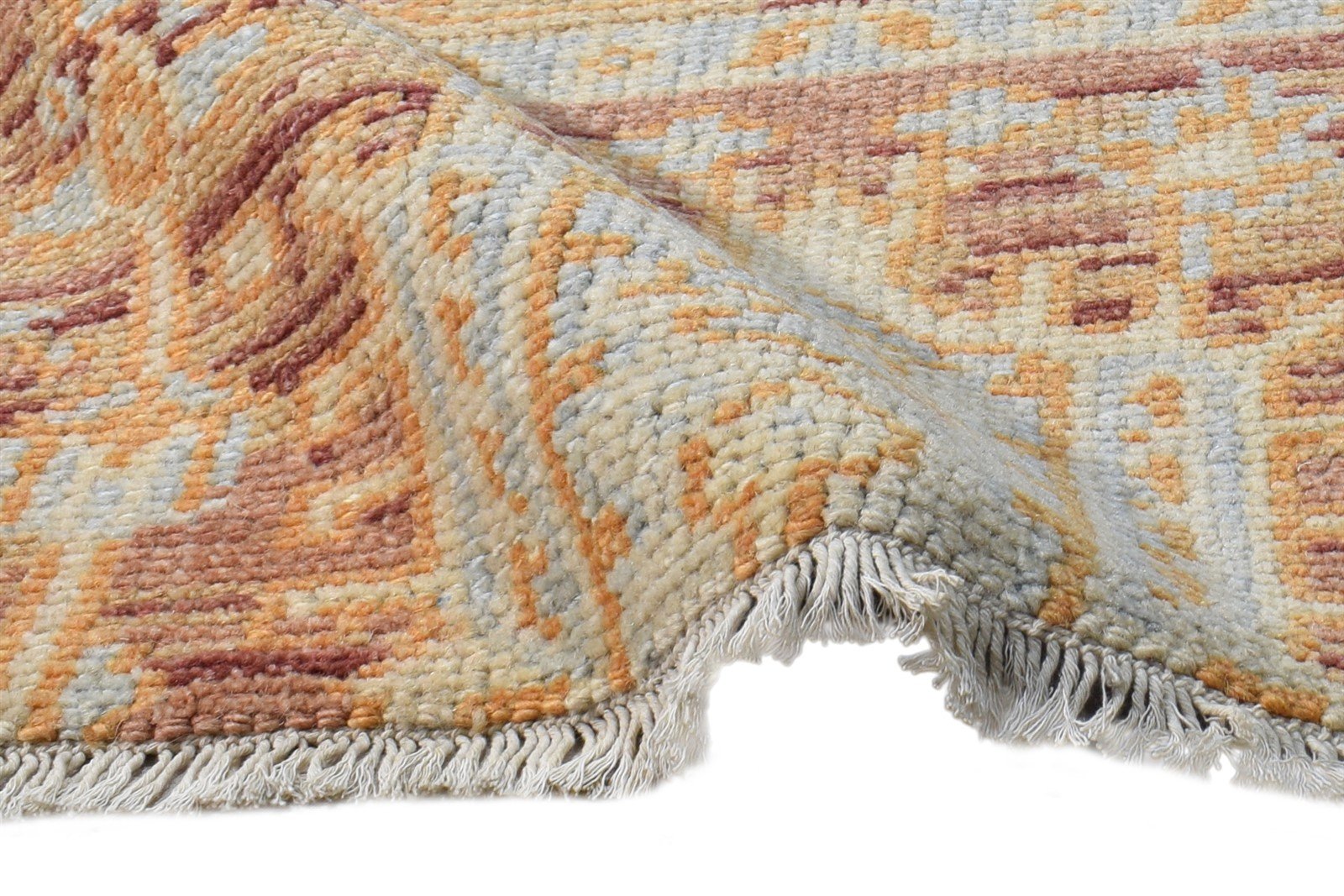 Vivyan 2' X 2' Rug Wool Rust Persian Hand Knotted Kazak Oriental   7865157714069