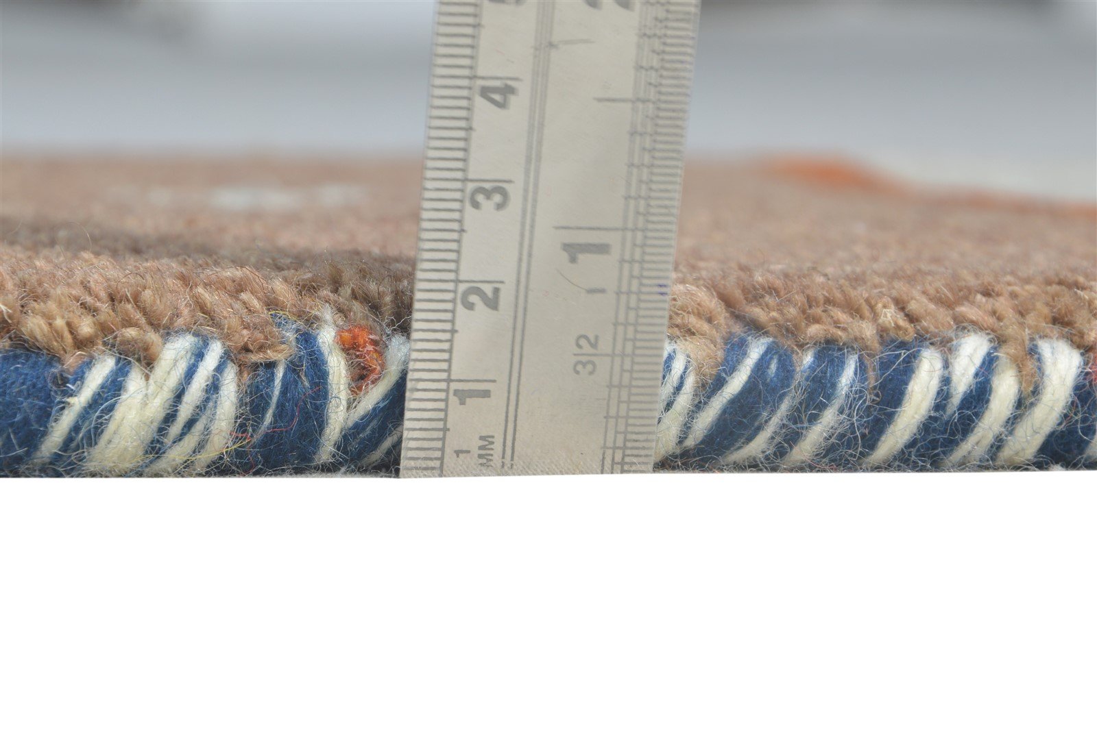 Wendy Taupe Wool Rug 1' X 2' Southwestern Hand Knotted American Tribal   7865060491413