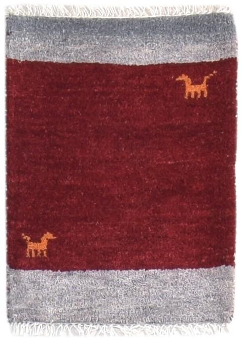 Wine Wool Rug 2' X 2' Persian Hand Knotted Southwestern Tribal Small Carpet   7865183928469