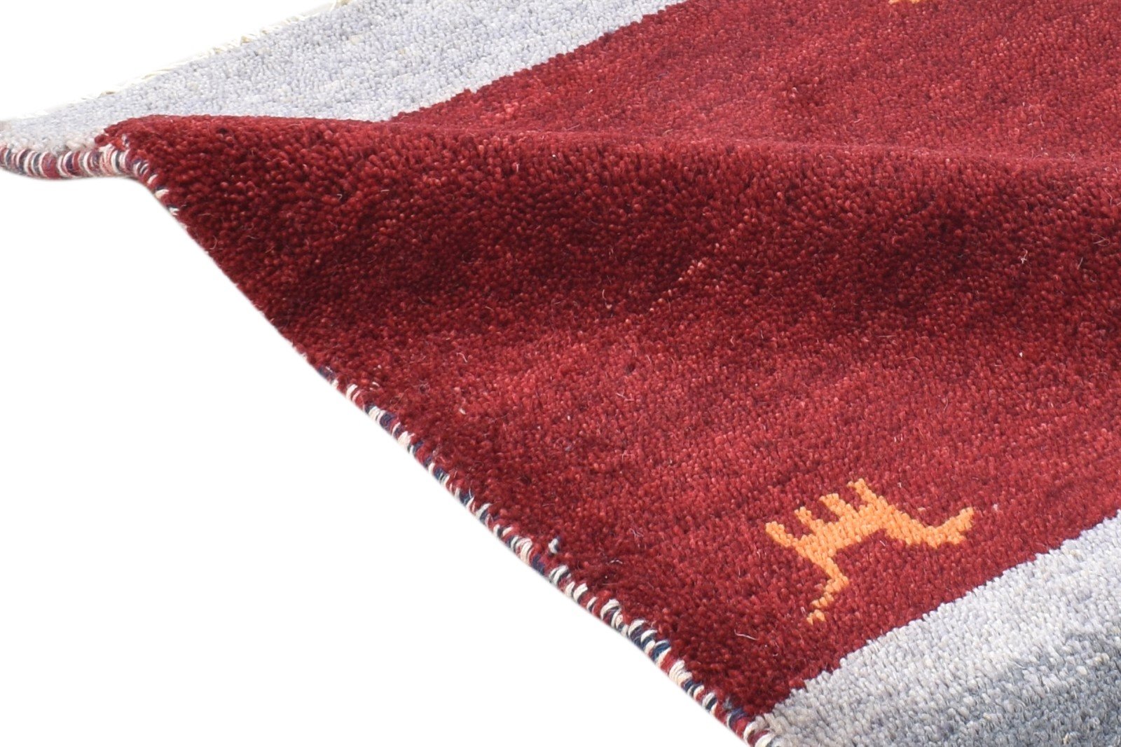Wine Wool Rug 2' X 2' Persian Hand Knotted Southwestern Tribal Small Carpet   7865183928469