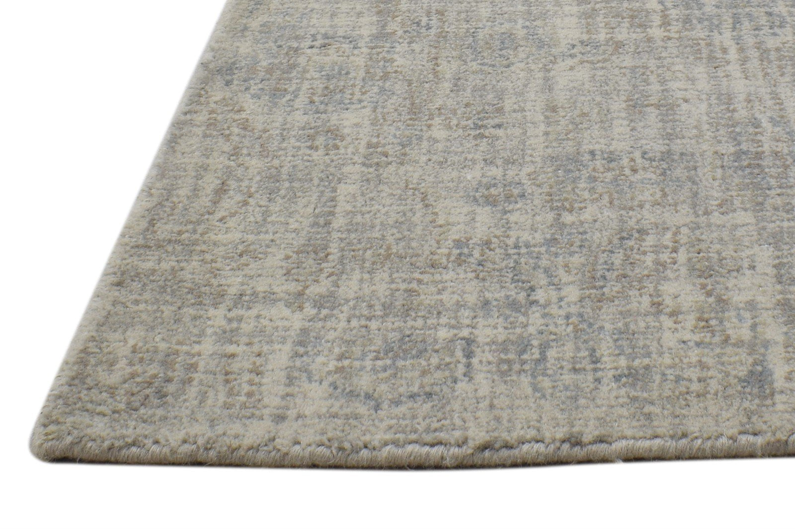 Wool Beige Rug 2' X 2' Modern Hand Tufted Scandinavian Solid Small Carpet   7864817877141
