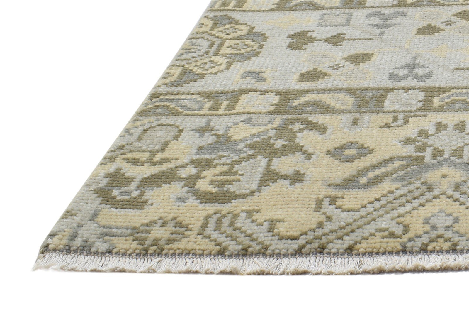 Wool Beige Rug 2' X 2' Persian Hand Knotted Kazak Oriental Small Carpet   7864121262229