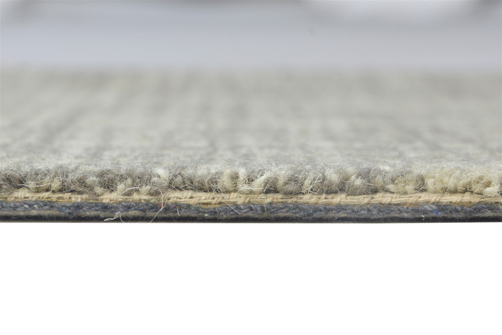 Wool Beige Rug 2' X 3' Modern Hand Tufted Scandinavian Solid Small Carpet   7864140726421
