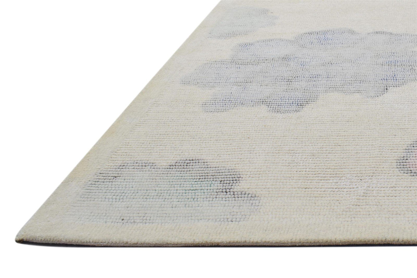 Wool Beige Rug 3' X 5' Modern Hand Tufted French Floral Room Size Carpet   7864143085717