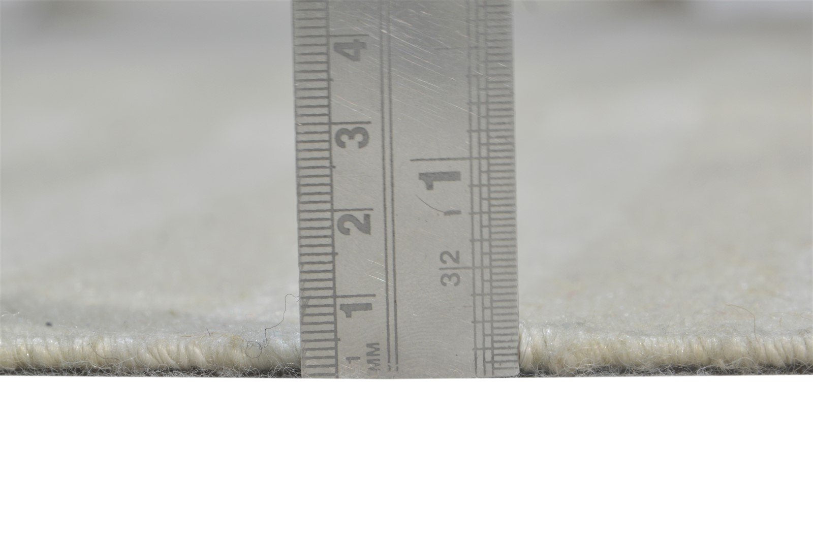 Wool Beige Rug 5' X 8' Modern Dhurrie Scandinavian Striped Room Size Carpet   7865193955477