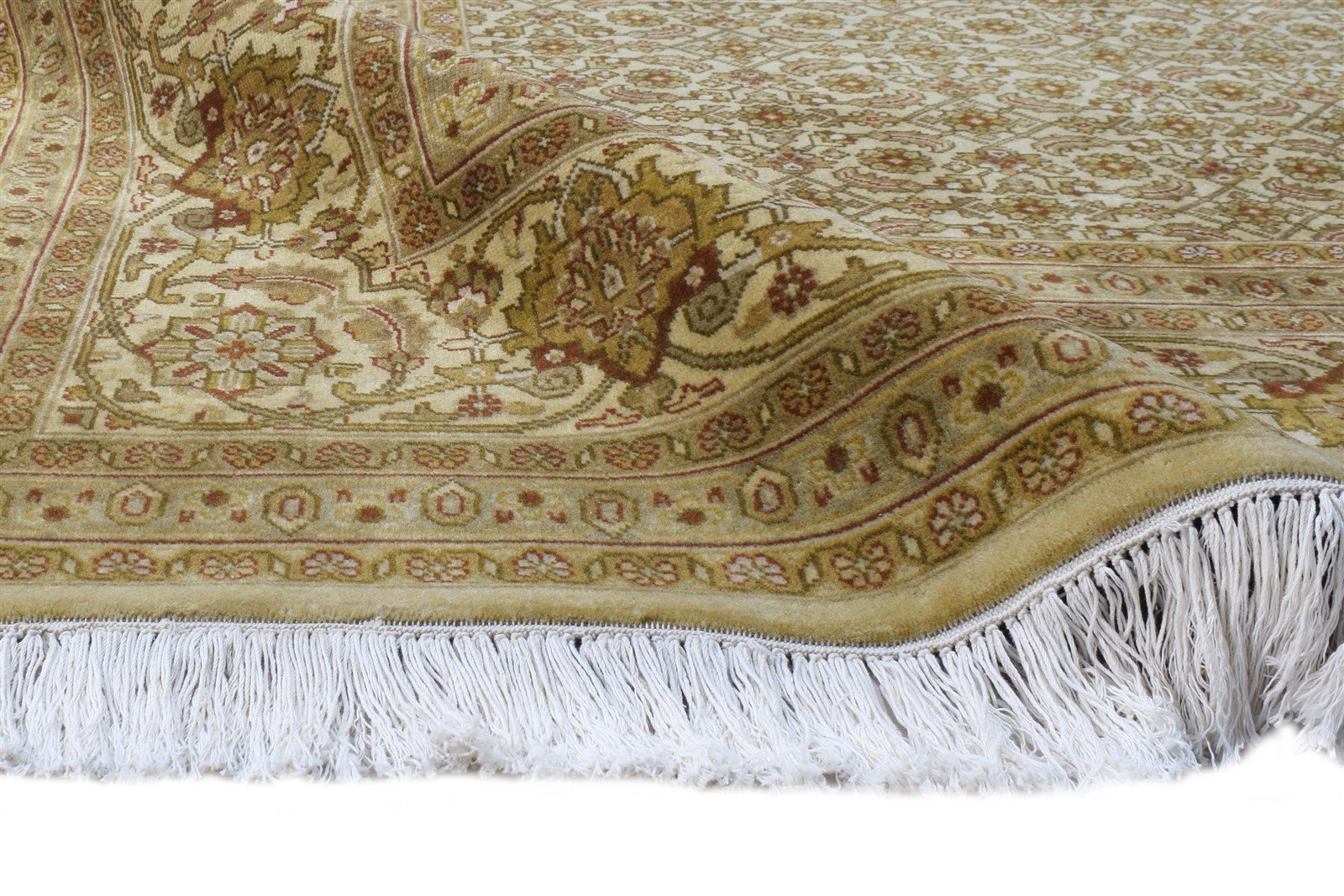 Wool Beige Rug 8' X 10' Persian Hand Knotted Bijar Oriental Large Carpet   7864651612309